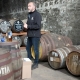 Iain McAlistar in a Glen Scotia warehouse