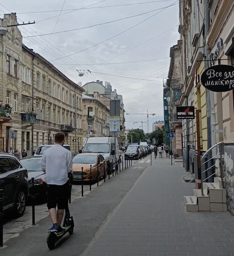 Photo of the streets of L'viv